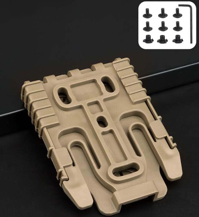 Miniatura 2 de Kit de sistema de bloqueo rápido con horquilla de bloqueo QLS 19 y accesorio de plataforma de placa receptora QLS 22 para base de adaptador de funda