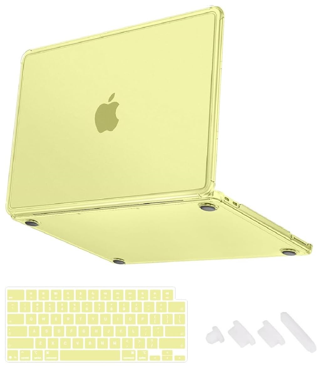 Midkart Compatible with MacBook Neo Case 13 inch 2026 Release Model A3404 with A18 Pro Chip Hard Shell Case Cover with Keyguard and Dustplugs, Crystal Citrus — Amazon image 16