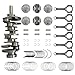 Crankshaft Set W/Piston & Piston Ring Con-rod Bearings Fit For Jeep Grand Cherokee Chrysle 200/300 Dodge Avenger Challenger Durango Charger Grand Caravan Ram 1500 C/V 3.6L 2011-2016 5184251Al