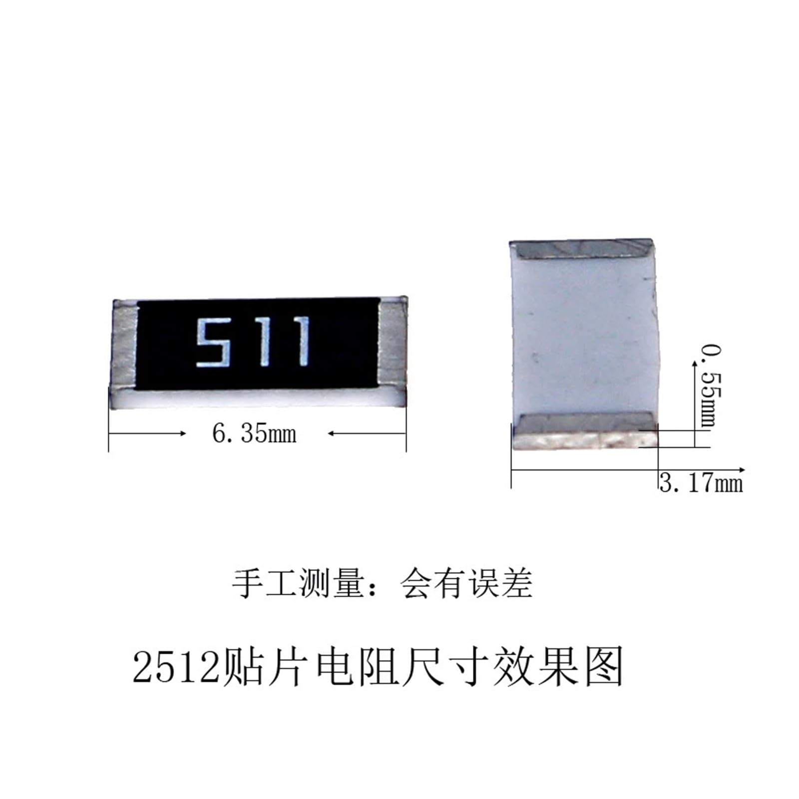 Kit Surtido de resistencias SMD en Chip 2512 de 1 W (73 Tipos x 20 Unidades)