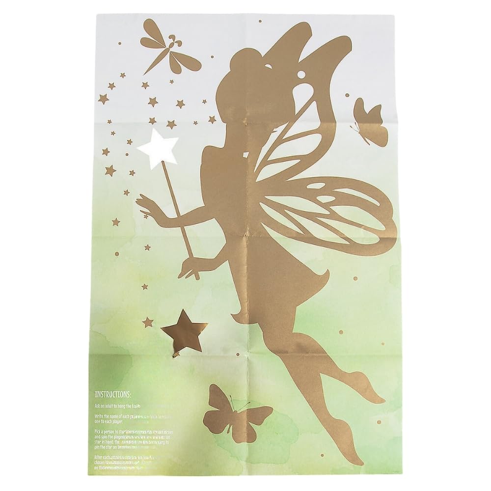 Fun Express Pin The Wand on The Fairy Game Classic Party Game for Kids Includes Game Board Wands Blindfold & Instructions Perfect for Fairy-Themed Birthday Parties & Event MultiColor 4 Pieces VBS 2026