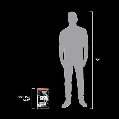 Miniatura 11 de Go! Solutions Sensitivities - Alimento seco para perros pequeños con ingredientes limitados, sin granos de salmón, croquetas pequeñas para razas