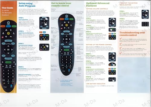 S30 S30-S1B Remote for AT&T U-Verse Receiver, S30 Remote Replacement with U-Verse Receiver Cable Box ISB7005 ISB7000, Remote with Backlit Function by Auilzlz - Image 4