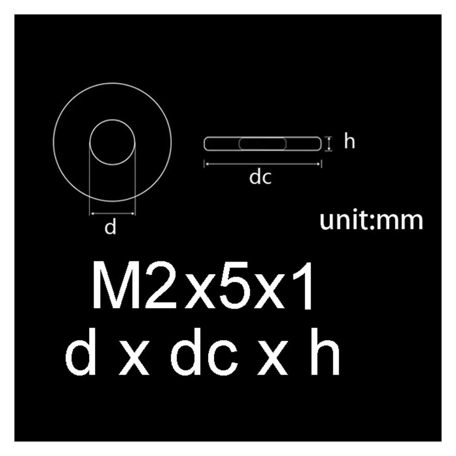 50~300 STK. Weiße flache Unterlegscheiben aus Kunststoff und Nylon M2 M2.5 M3 M4 M5 M6 M8 M10 M12 M14 M16 M18 M20/1 mm~3 mm harte Kunststoff-Dichtungsscheiben(M20x36x3-50PCS)