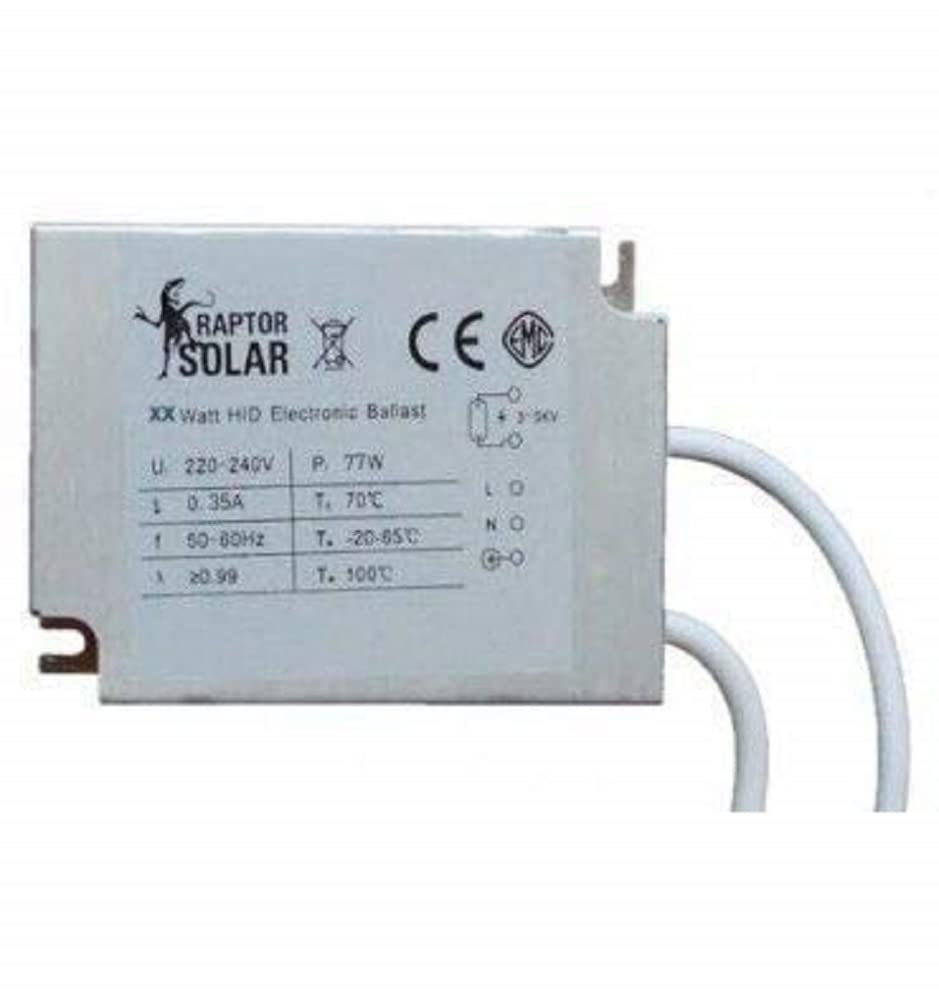 SolarRaptor - Alimentatore elettronico per lampade HID da 70 W, Alimentatore per faretti HID Fino a 70 W