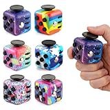 6 Pack Fidget Cubes Infinity Cube Toys for Adults & Kids, Multi-Sided Sensory Anxiety Relief Toys for ADD, ADHD, OCD, Autism, Cool Handheld Fidget Gadgets for Stress and Focus (Mix)