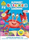 School Zone Sticker Workbook-Alphabet Fun Grades P-K