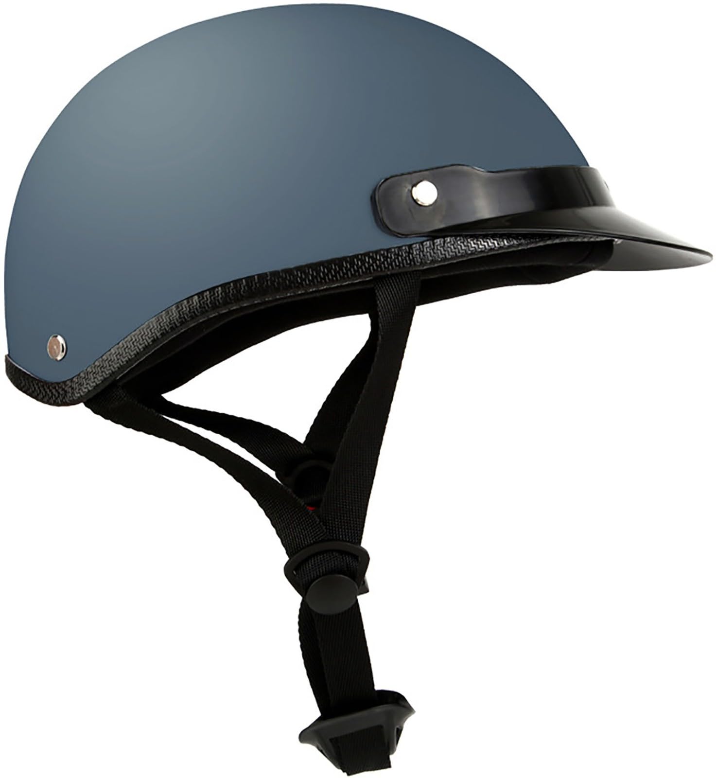 Retro Halbschalenhelm, DOT/ECE-Zulassung Halbhelme Motorradhelm Für Damen Und Herren Erwachsene, Jet-Helm Mit Schnellverschluss-Schnalle, Open Face Helm Für Cruiser Scooter E-Bike