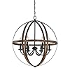Westinghouse Lighting 6333600 Stella Mira Six-Light Indoor Chandelier, Barnwood and Oil Rubbed Bronze Finish 51pmF5N7mCL. SS100