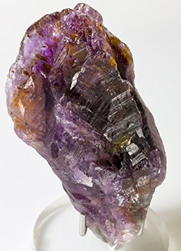 GeoFossils - Super Seven - Melody Stone, Sacred Seven, inclusion Amethyst, Clear Quartz, Smoky Quartz, Cacoxenite, Rutile, Geothite and Lepidocrocite