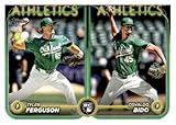 2024 Topps Update #US69 Tyler Ferguson/Osvaldo Bido Oakland Athletics Rookie Baseball Card - SportsCard SuperStore