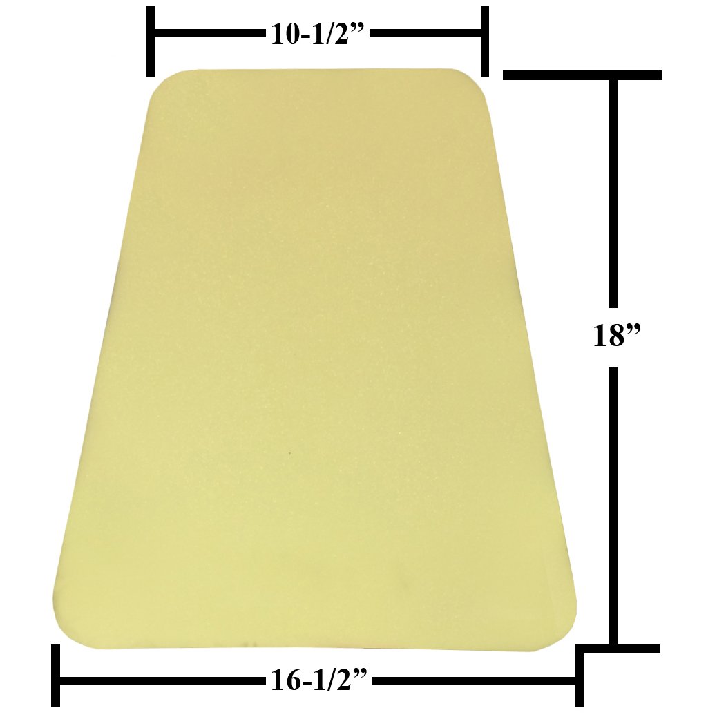 Seat Foam Kit, Fits Most Fiberglass Seat Shells, Trim To Fit, Compatible with Dune Buggy