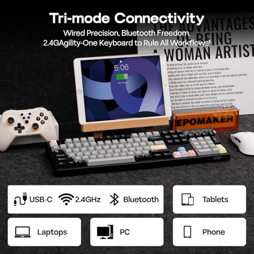 Teclado Mecánico Full Size TH108 PRO Inalámbrico miniatura 5