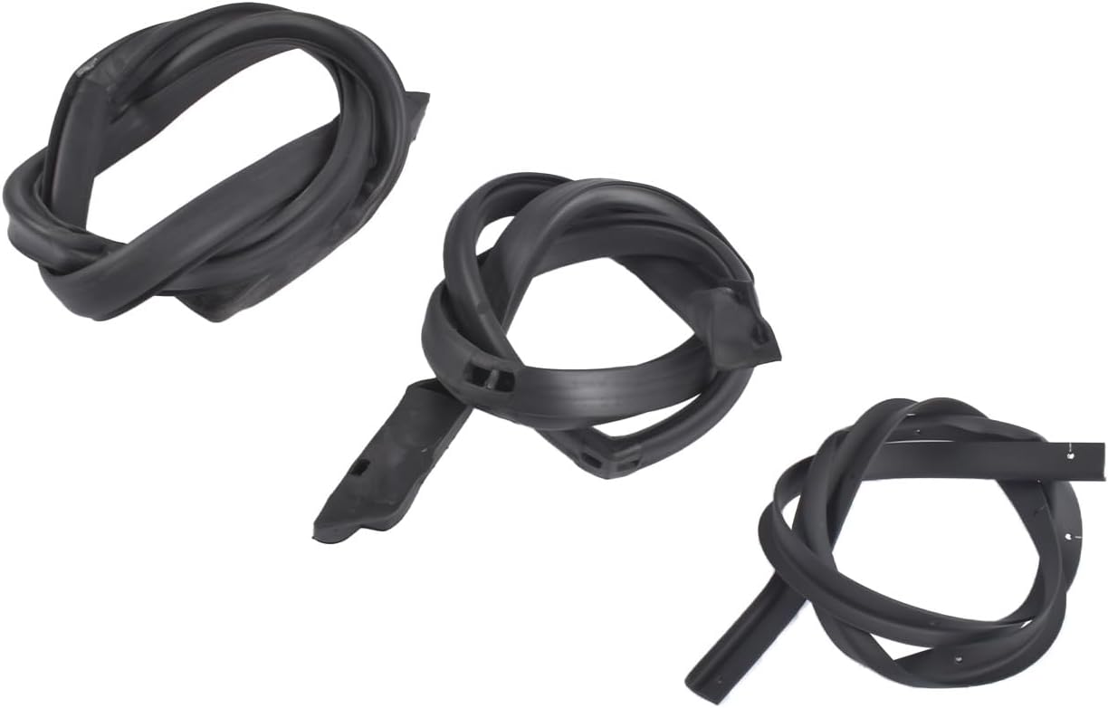 17 Pcs Door Tailgate Weatherstripping Seal Kit Replacement for Chevy El Camino GMC Caballero Pickup 2-Door 1978-1987 2135478