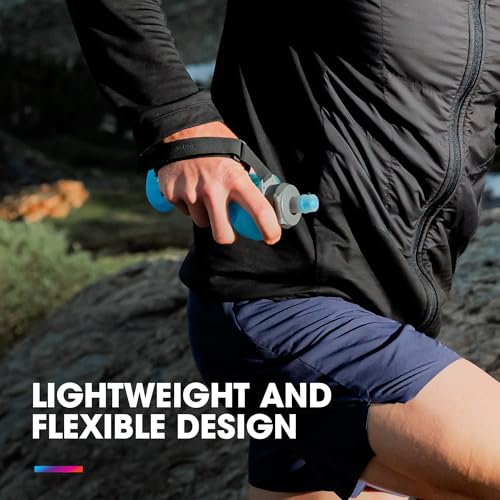 HydraPak SkyFlask Speed - Collapsible Handheld Running Water Bottle (350ml, 500ml, 500ml Insulated) - Adjustable Strap, Lightweight, Spill-Proof Cap | Collapsible, Handheld, Running, Adjustable Strap, Lightweight, Spill-Proof Cap - Image 6