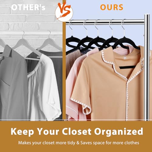 ZenStyle-100-Velvet-Hangers-Space-Saving-Non-Slip-with-Rotating-Hooks-Pants-Bar-Ultra-Slim-Closet-Organizer-for-Coats-Suits-100-Pack
