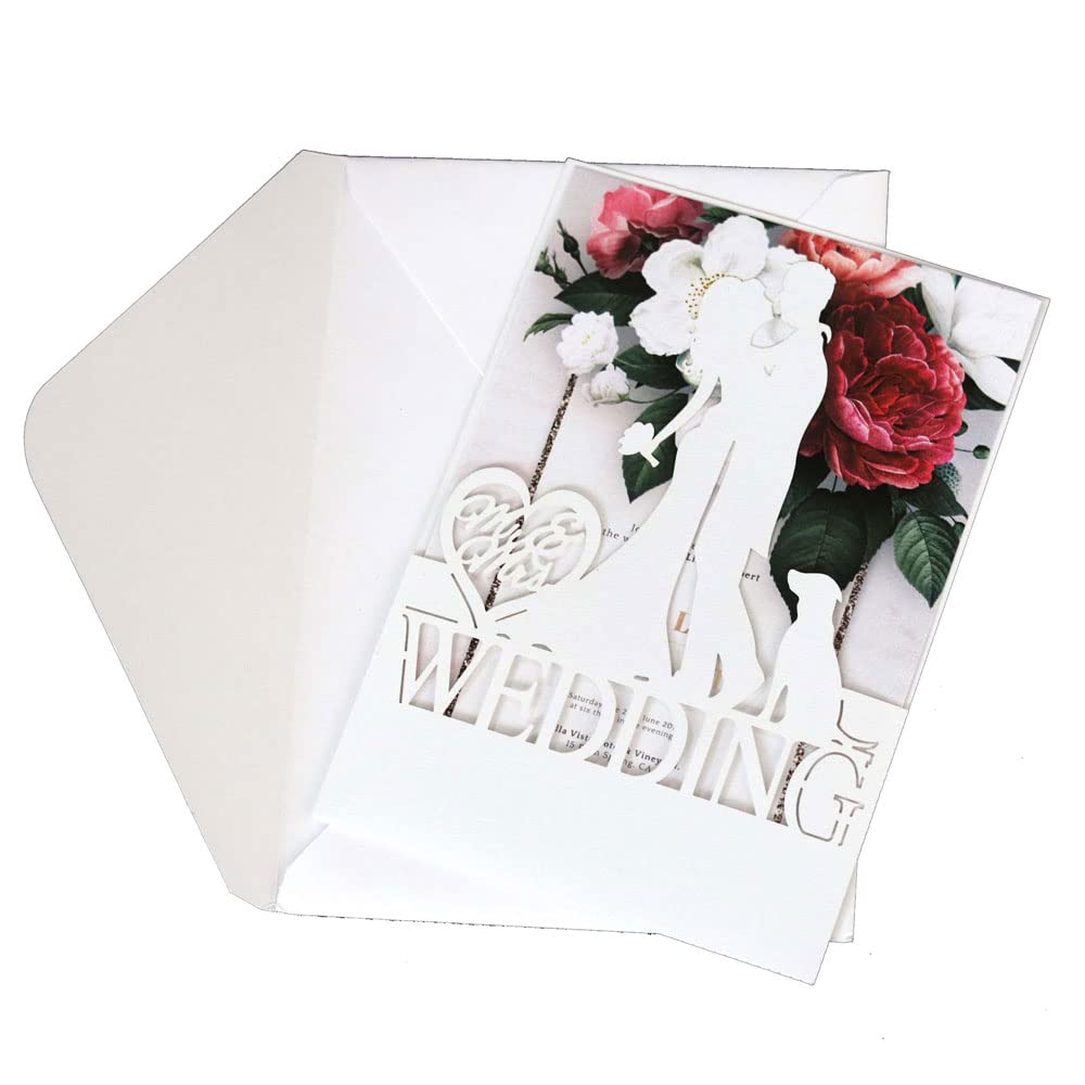 Invitations de mariage prêtes à imprimer : évitez le stress avec nos 50 cartes vierges laser