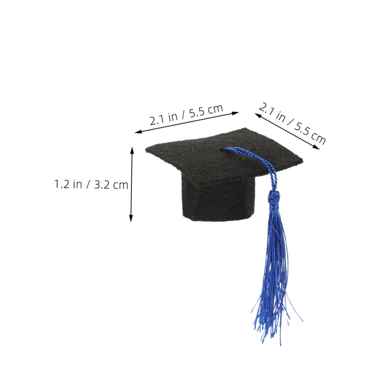 Cappelli Diploma 5 Elementare Mini Cappelli Laurea 24 Pezzi - Decorazioni Festa Con Nappe Classe 2024 Decorazioni Festa Laurea - 3