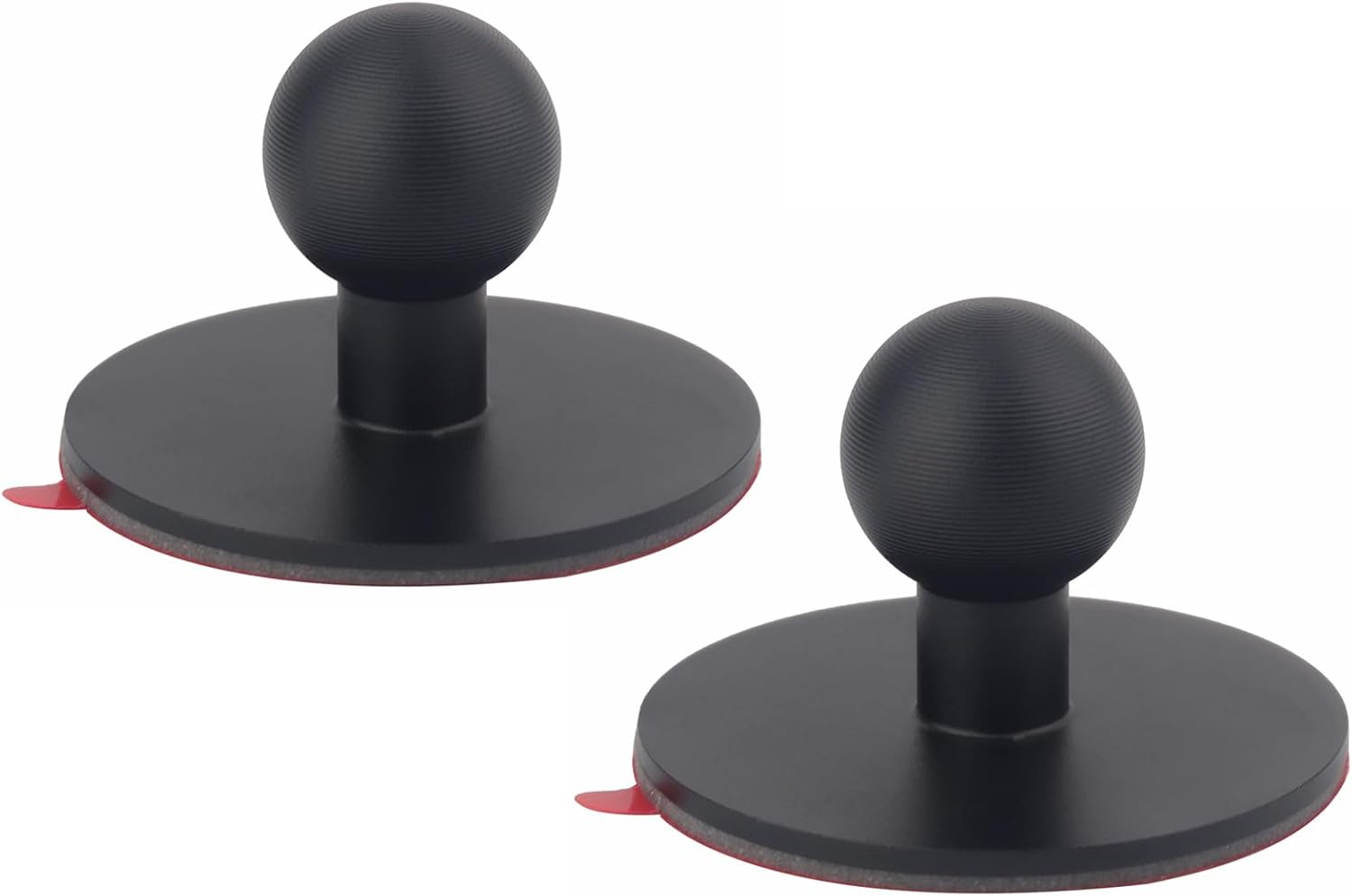Aluminum Alloy 17mm Ball Mount, Adhesive Ball Base, Car Cell Phone Holder Dashboard Mount, Compatible with Garmin Nuvi GPS (2PCS)