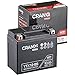 Produktbild CranQ 12V 10Ah 180A AGM-Batterie YTX12-BS Motorradbatterie rüttelfest Roller Starterbatterie leistungsstark, wartungsfrei