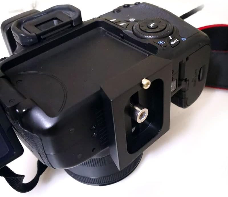 望遠鏡アクセサリー クイックリリースプレート付き 52mm (BLACK) M5 M6 1/4 ネジ S8209 を接続