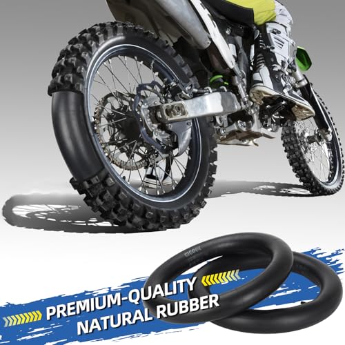Image of GICOOL 3.00-14 inch (90 /100-14) Dirt Bike Replacement Inner Tubes, 2 Pack with TR4 Valve Stem, Fits for 110cc 125cc 140cc 150cc 160cc Dirt Bikes Pit Bikes