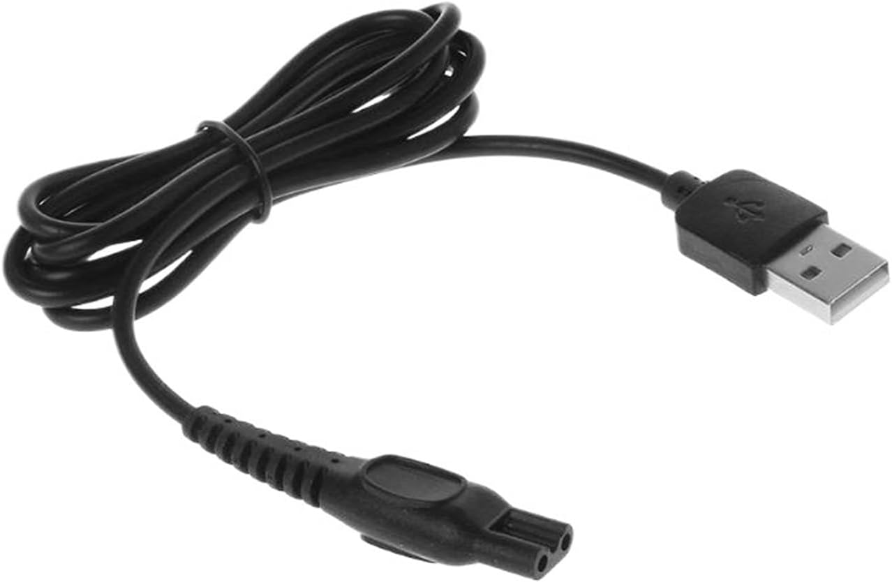 Shaver Accessories HQ850 Shaver Power Cord Charger Adapter Plug, Compatible For Philips QP2530 QP2630 QP2510 QP2531.