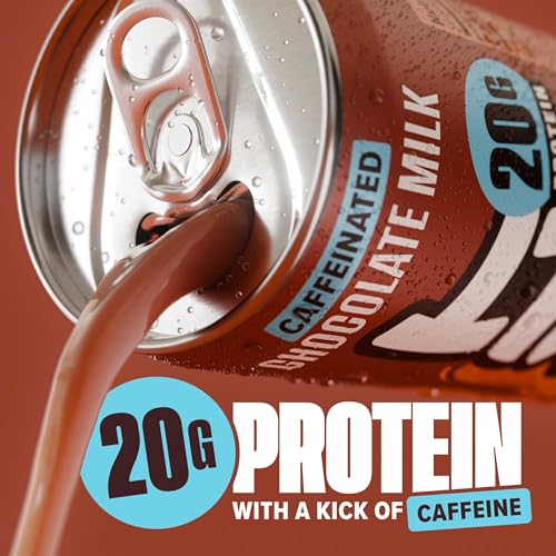 Image of Spylt Chocolate Milk Protein Shakes, 20g Protein, 60mg Caffeine, 12 Pack