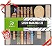 Soeos Beginner Sushi Making Kit, Bamboo Sushi Kit,Included 2 Rolling Mats - 5 Pairs Chopsticks - Paddle - Spreader