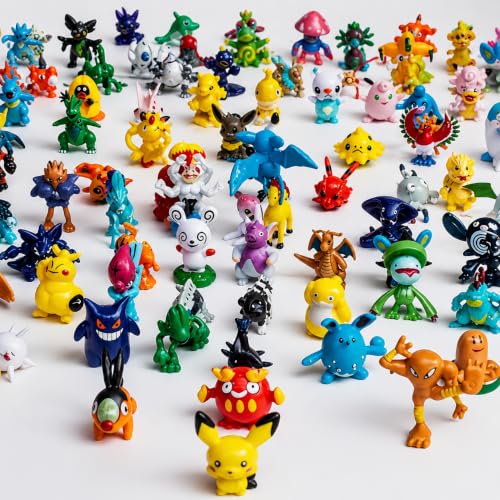 Image of Pokemon Mini Battle Figures 6 Pack - 1 Inch Collectible Toy Set with Random Characters | Anime-Inspired Toys for Kids, Boys & Girls Ages 4+ | Small Action Figures for Play & Collection