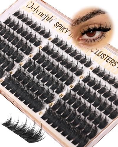 Manga Lash Clusters with Spikes Fairy Eyelash Clusters Spider Lash Cluster Eyelash Extensions Fluffy Lashes Clusters CD Curl Wispy Individual Lashes Extensions by Delyneph