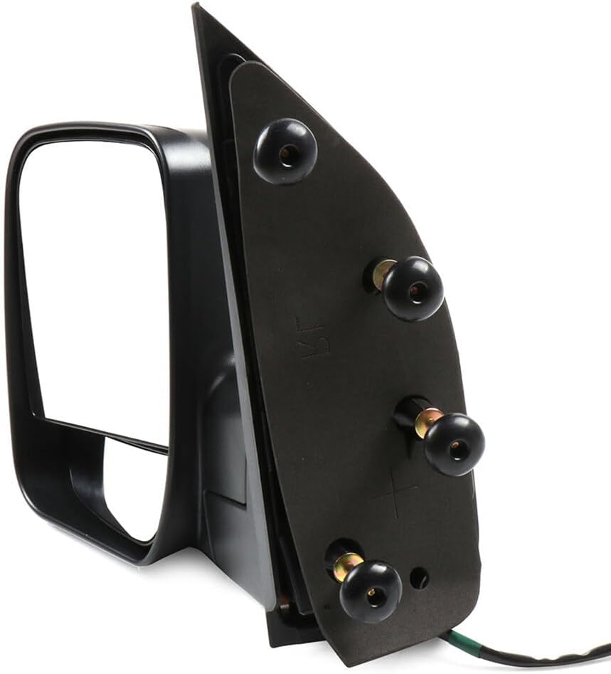 Driver and Passenger Side Black View Mirrors Fit for 2003-2013 For Ford E-150 E-250 2004-2013 E-350 E-450 Super Duty E-450 Power Adjustment Manual Folding Heated Exterior Mirrors