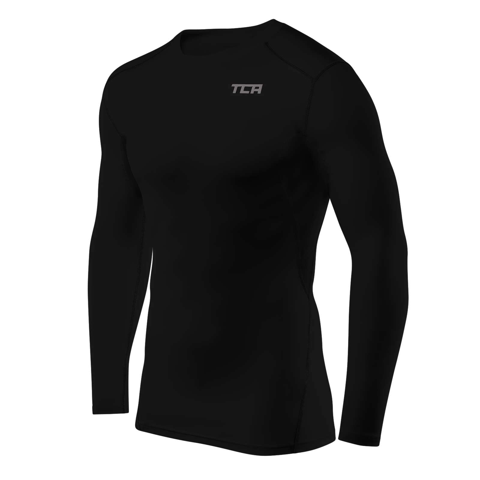 TCA Hyperfusion Compression Base Layer Maglia Manica Lunga sotto Maglia da Uomo e Ragazzo - Girocollo