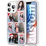 Personalized Multiple Pictures/Photos Customized Gift Custom Phone Case for iPhone 16 15 14 13 Pro Max Mini 12 11 for Samsung S25 S24 S23 S22 S21 S20 FE Ultra Plus Note 20 A15 A14 A54 A53 A13 Clear