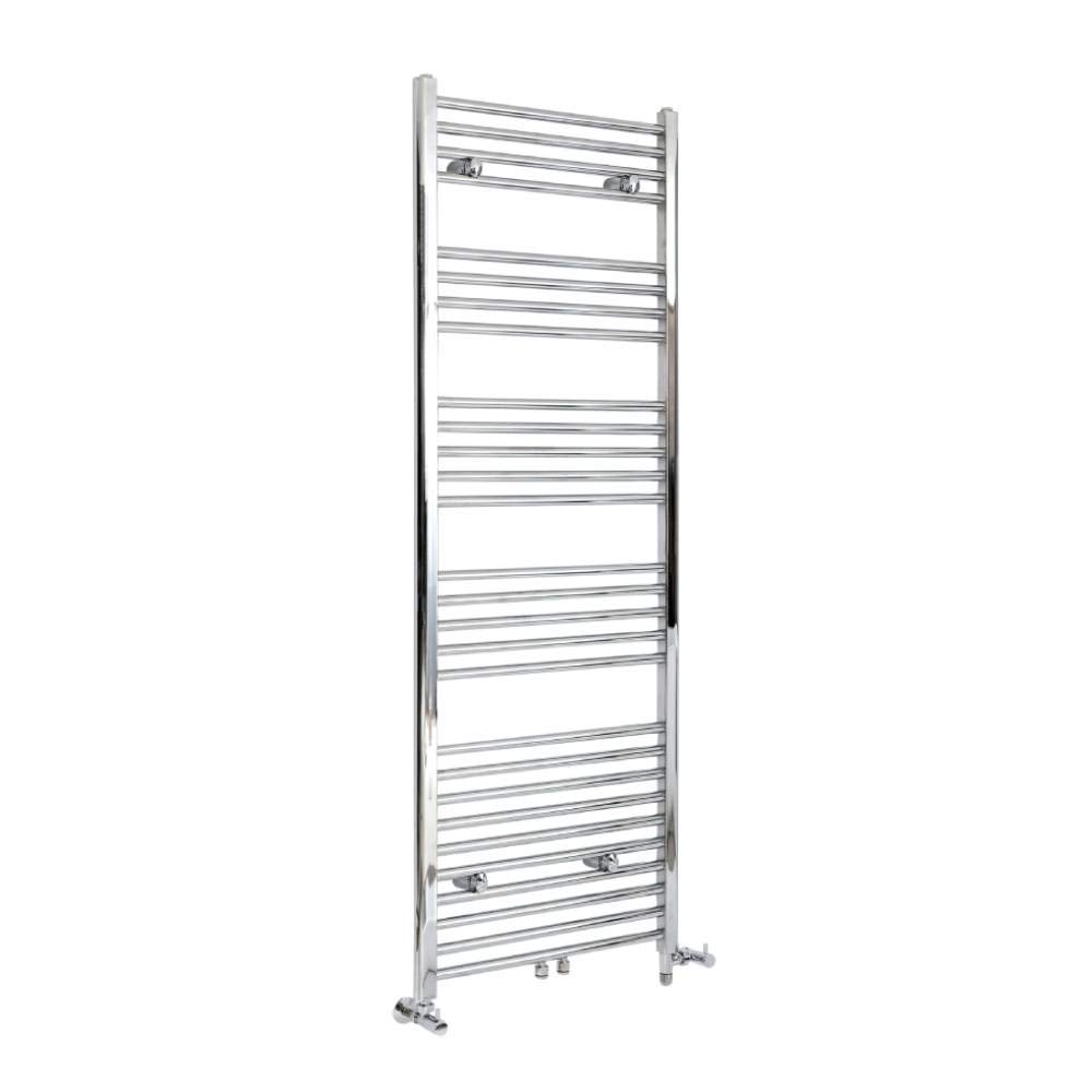 Milano Chrome Neva Dual Fuel Heated Towel Rail - 1600Mm X 600Mm