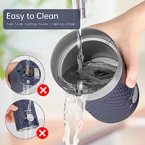 SIMPLETaste Milchaufschäumer, 4-in-1 Elektrischer Milchdampfgarer, Automatischer Heiß- und...