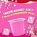Snack Pack Pink STARBURST Flavored Juicy Gels Cups, 3.25 oz, 6 Count