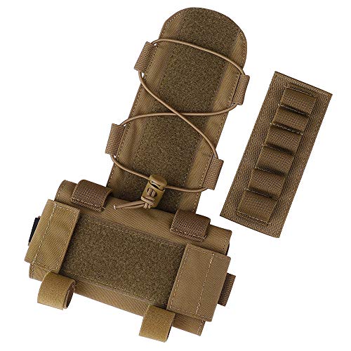 Krydex Tactical Helmet Battery Pouch Counterweight Pouch Mk1 Helmet Battery Pack Balance Weight Bag With Hook&Loop For Tactical Helmet (Upgraded Pouch-Cb) #TOP3