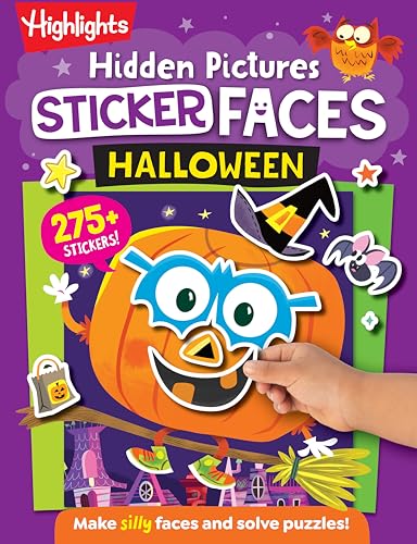 Compare Textbook Prices for Hidden Pictures Sticker Faces: Halloween: Halloween Crafts Activity Book with Pumpkin Faces and Over 200 Silly Make-A-Face Stickers, Halloween Gift for Kids Ages 36 ISBN 9781639623419 by Highlights