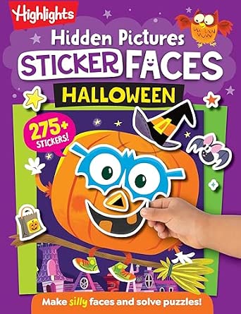 Hidden Pictures Sticker Faces: Halloween