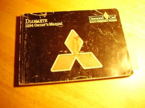 1994 Mitsubishi Diamante Owners Manual: Mitsubishi: Amazon.com: Books