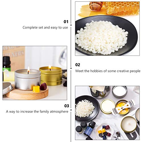 ARTIBETTER Kit de Fabricação de Velas Faça Você Mesmo Com 600Ml de Copo de Aço Inoxidável Com Fragrâ