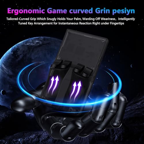 R36MAX Retro Handheld Game Console, 4.0 Inch 720x720 IPS Screen, 64GB Built-in 18,000+ Classic Game, Portable Hand Held Open Source Linux System, 4000mAh Battery Retro Gaming Console(Black 64GB) - Image 6