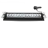 VCEVCL Car Shovel Sucker Light Car Red and Blue Flash Opening Strobe Light Windshield Glass Suction Tray Shovel Light(Yellow white light)