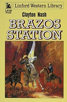 Paperback Brazos Station (LIN) [Large Print] Book