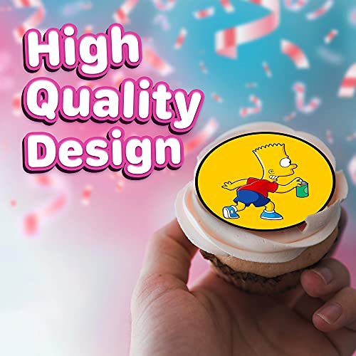 30 x Edible Cupcake Toppers – Family Fun Adventure-Inspired Collection of Edible Cake Decorations | Uncut Edible on Wafer Sheet by HAPPY CHOICES - Image 2