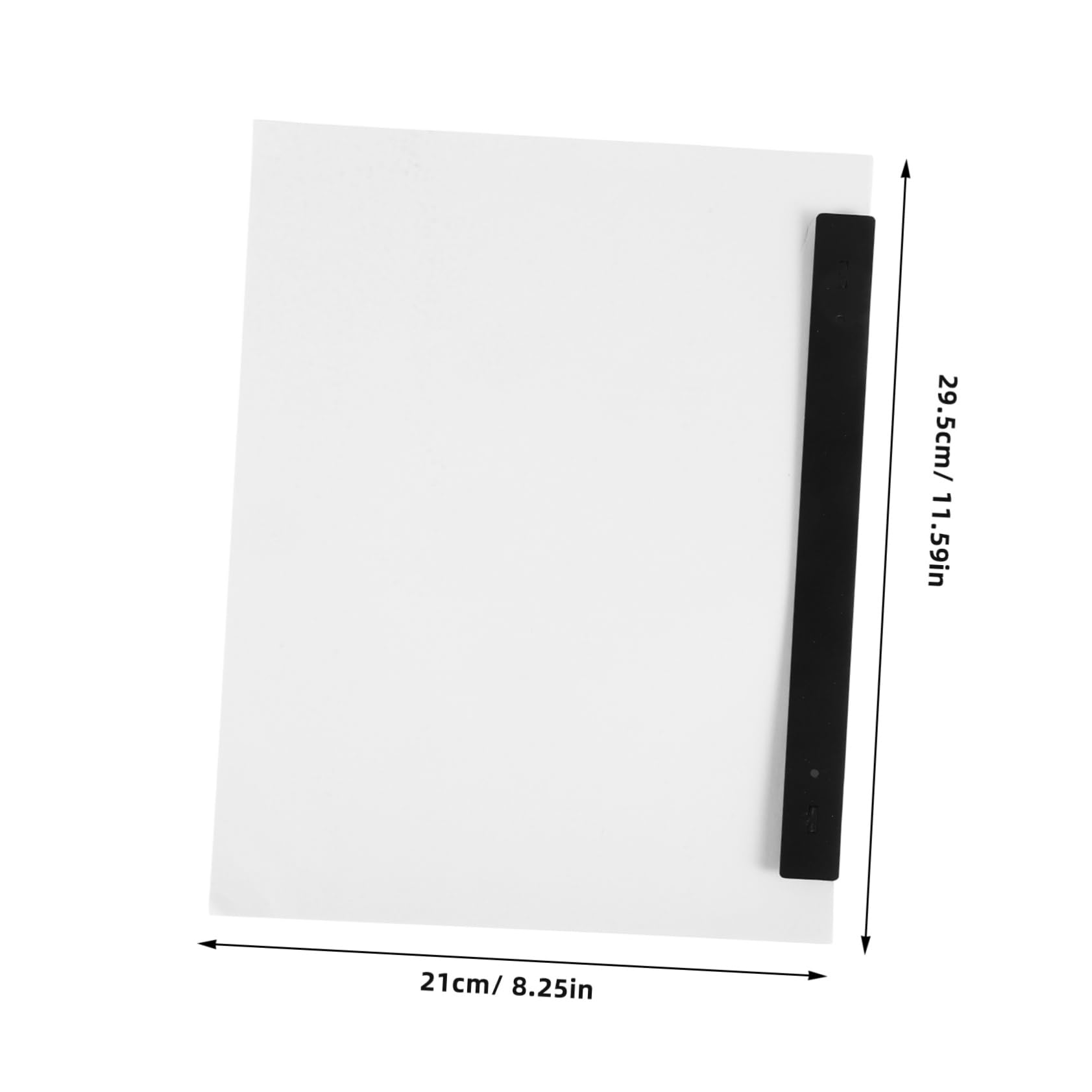 KONTONTY Carta per Disegno Fumetti Bianca A4 con 3 Fori, 200 Fogli per Animazione e Creazione di Libri di Fumetti con Righello di Posizionamento
