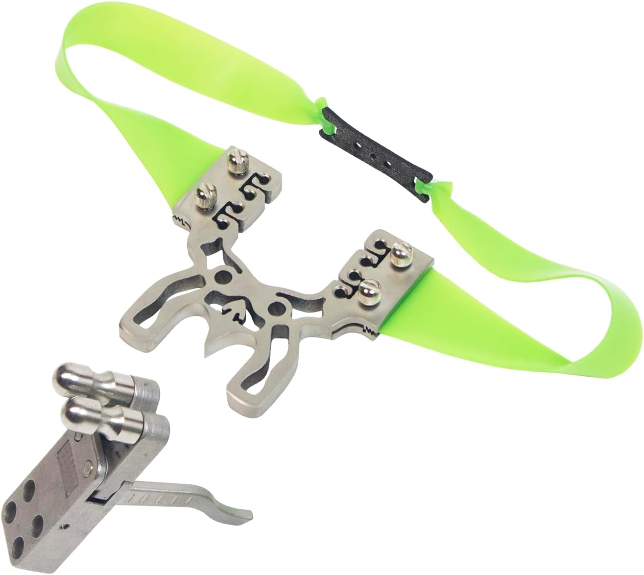 DIY Hunting Catapult Rifle Slingshot Gun Trigger Release Mechanism Accessories