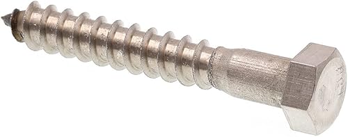 Prime-Line 9056239 Tornillos hexagonales de 3/8 pulgadas x 2-1/2 pulgadas, acero inoxidable grado 18-8 (paquete de 25)