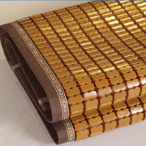 Tapis de sol en bambou naturel pliable pour chambre et salon